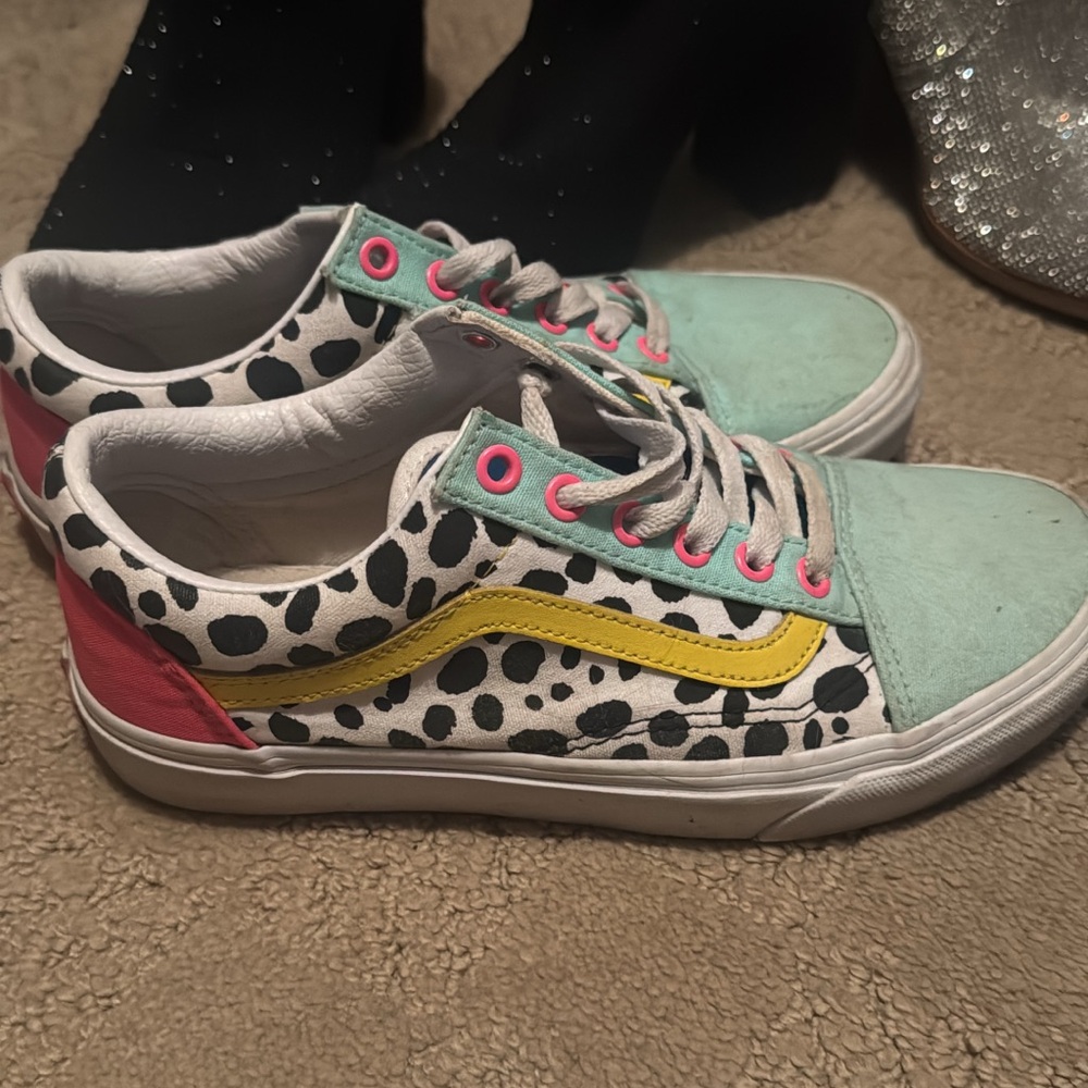 Vans Women's Sneakers - Multicolor Dalmatian Print